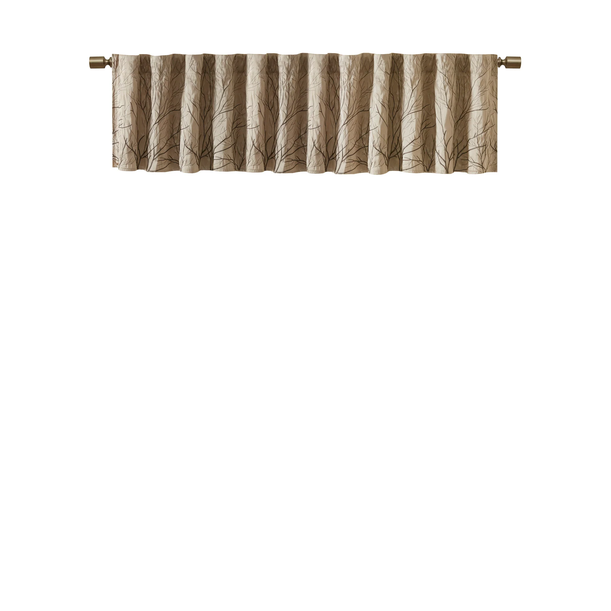 Andora Faux Silk Embroidered Window Valance - Image 33