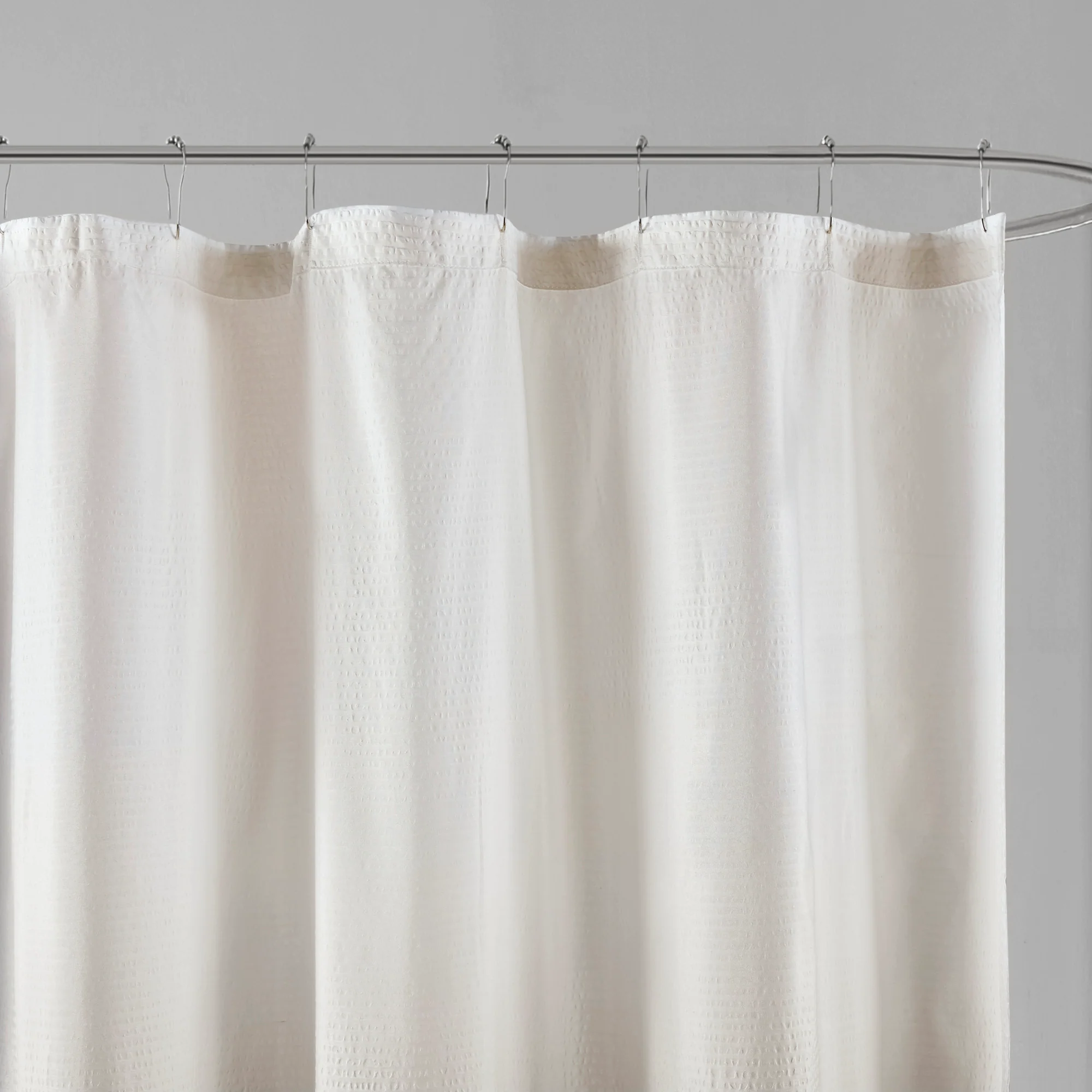 Ara Ombre Printed Seersucker Shower Curtain - Image 14