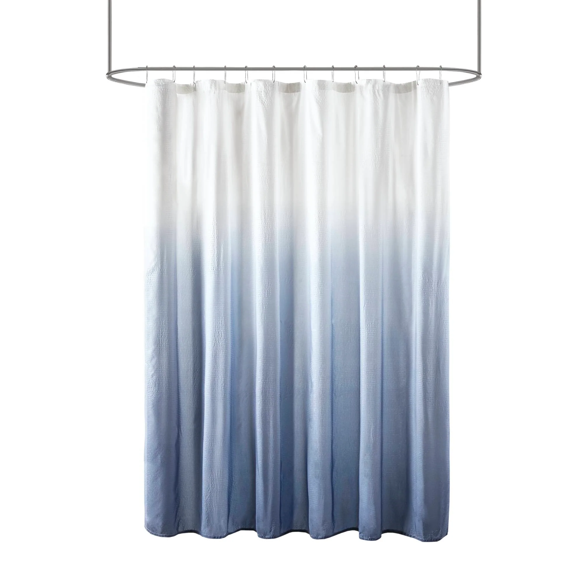 Ara Ombre Printed Seersucker Shower Curtain - Image 20