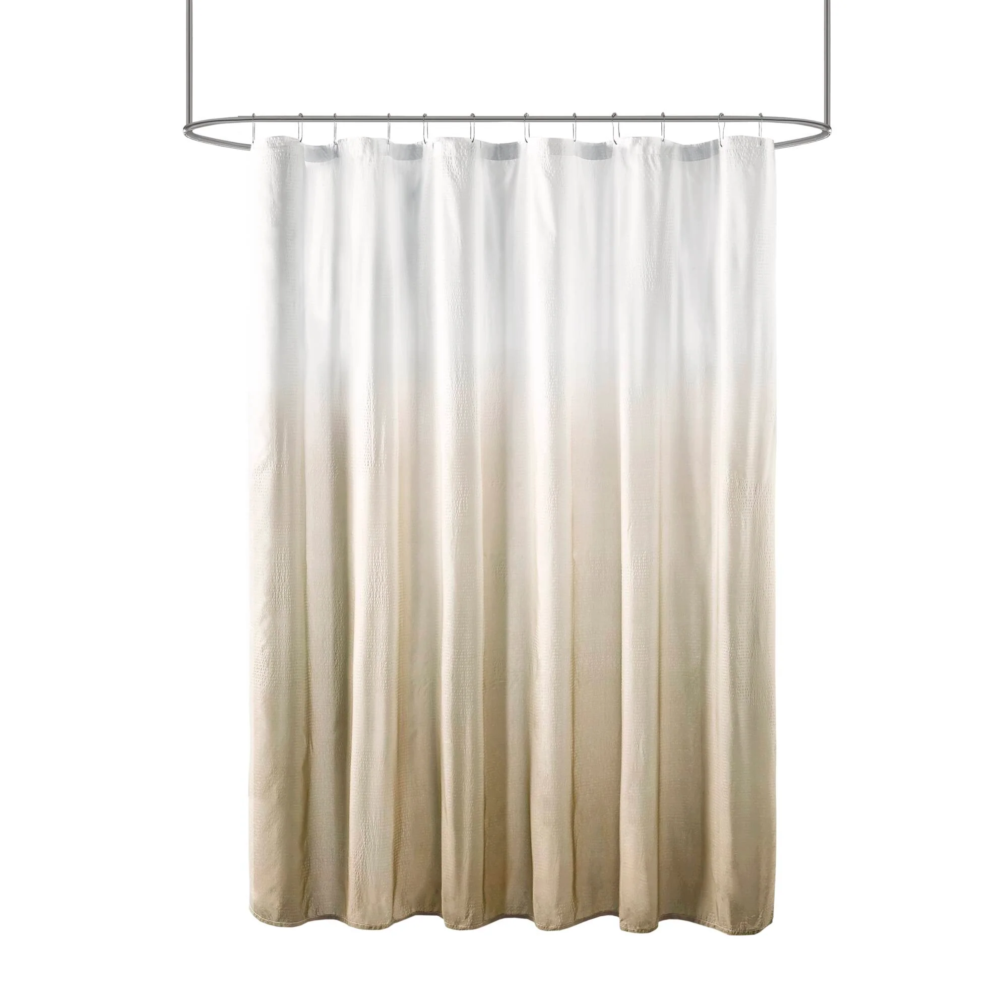 Ara Ombre Printed Seersucker Shower Curtain - Image 21
