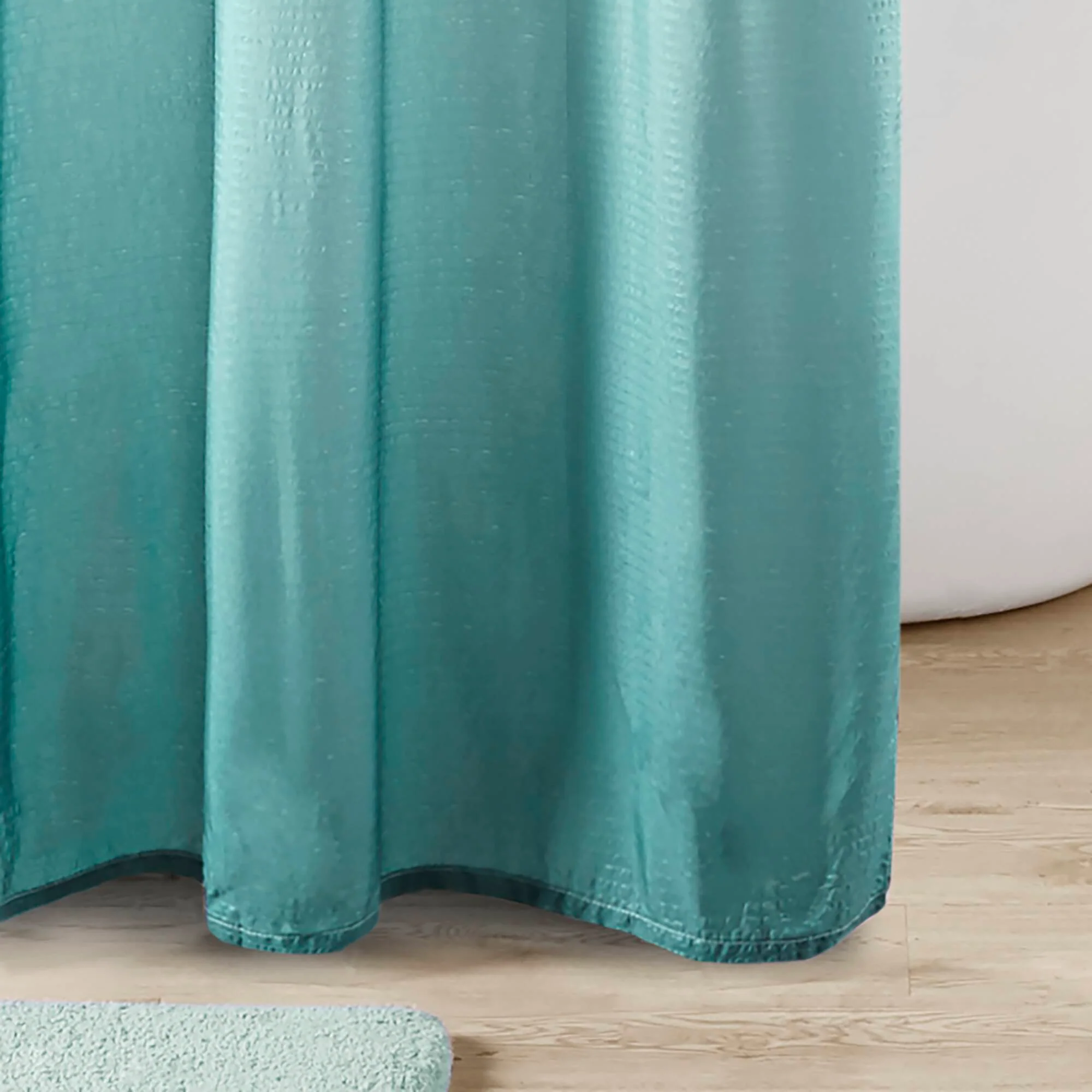 Ara Ombre Printed Seersucker Shower Curtain - Image 26