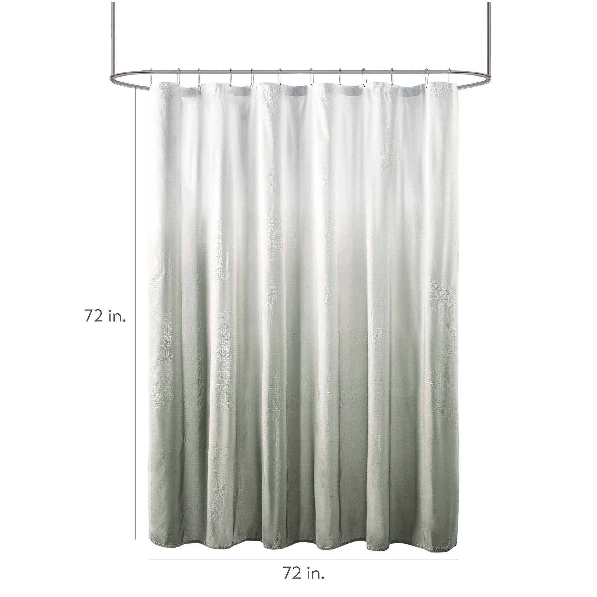 Ara Ombre Printed Seersucker Shower Curtain - Image 41