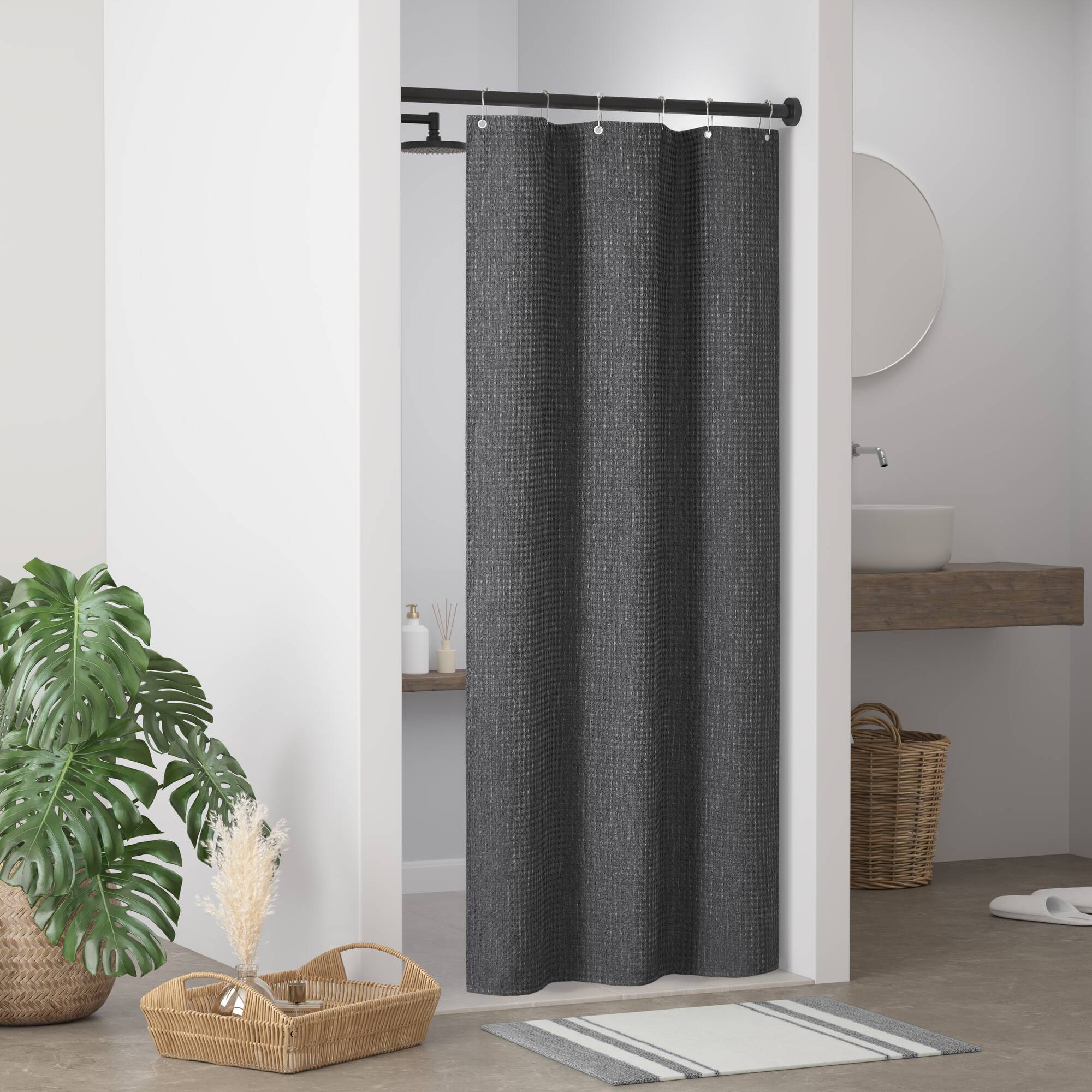 Arbor Waffle Shower Curtain - Image 13