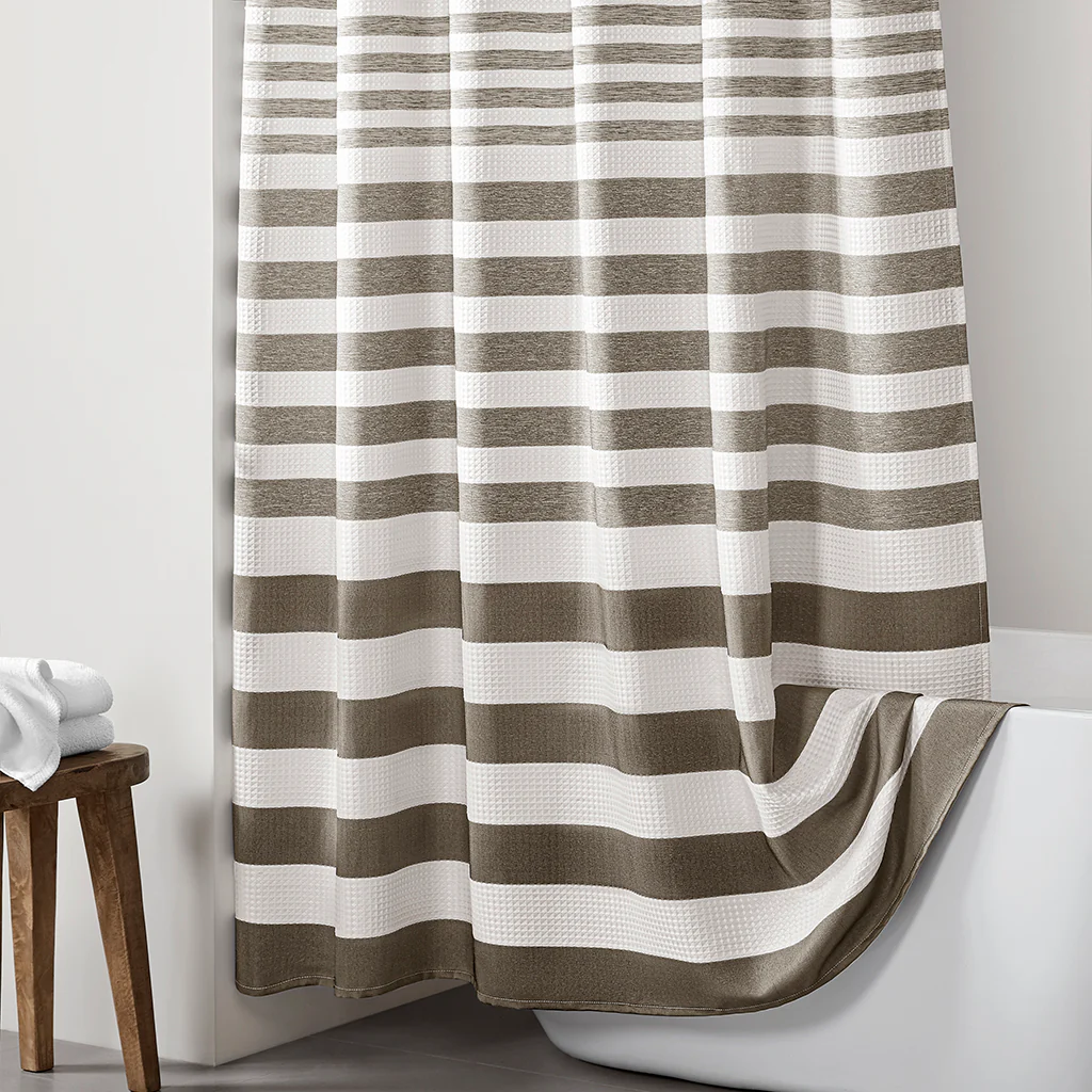Ariana Ombre Waffle Shower Curtain - Image 15