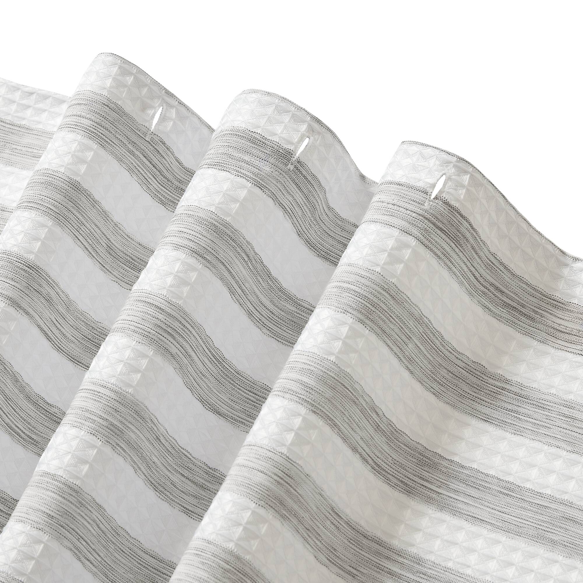 Ariana Ombre Waffle Shower Curtain - Image 9