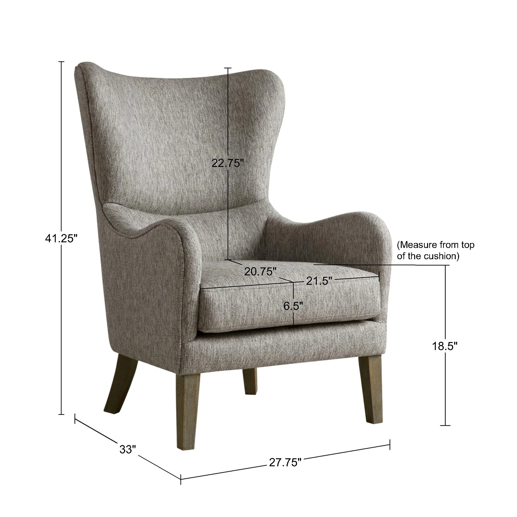 Arianna Swoop Wing Chair - Image 22