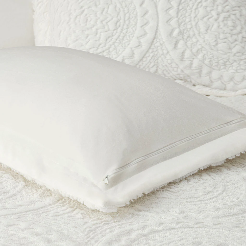 Arya Embroidered Medallion Faux Fur Ultra Plush Comforter Mini Set - Image 44