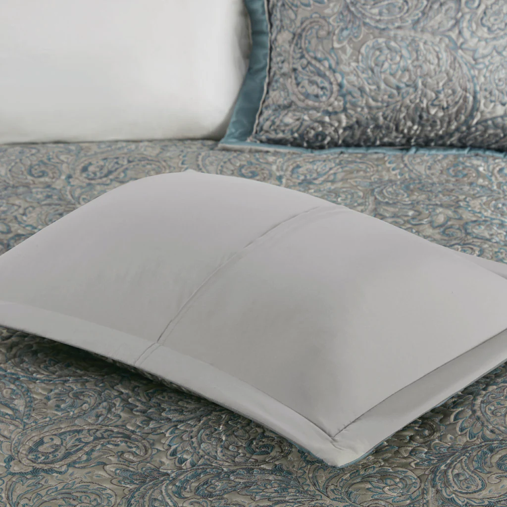 Aubrey 5-Piece Jacquard Bedspread Set with Throw Pillows - Image 28
