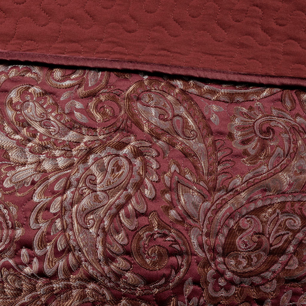 Aubrey 5-Piece Jacquard Bedspread Set with Throw Pillows - Image 30