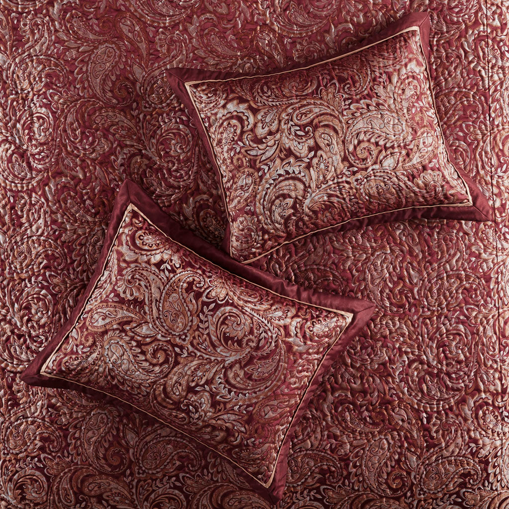 Aubrey 5-Piece Jacquard Bedspread Set with Throw Pillows - Image 45