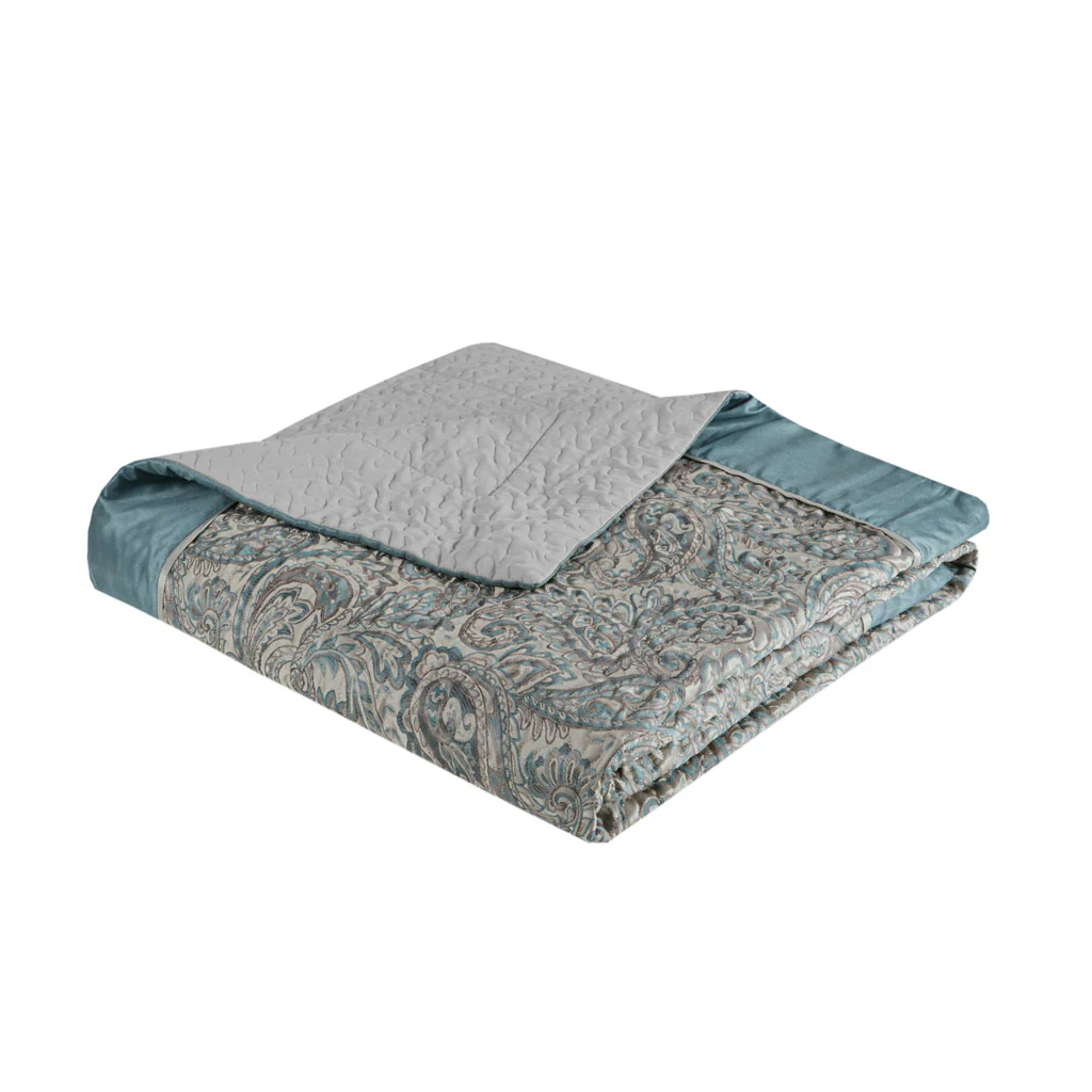 Aubrey 5-Piece Jacquard Bedspread Set with Throw Pillows - Image 52