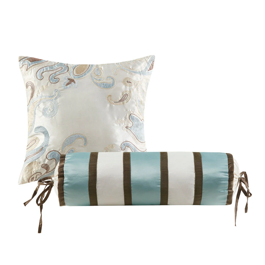 Aubrey 5-Piece Jacquard Bedspread Set with Throw Pillows - Image 61