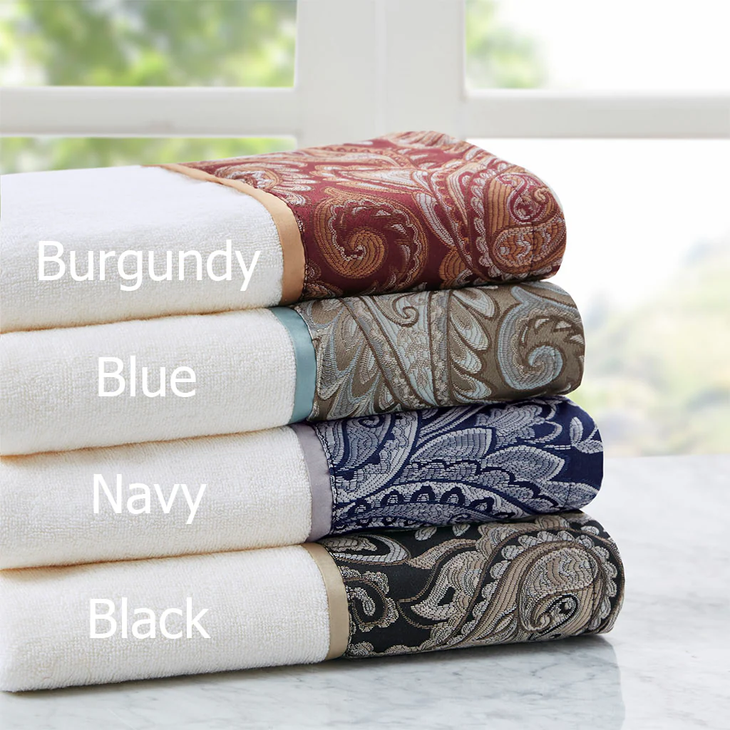 Aubrey 6-Piece Jacquard Towel Set - Image 15