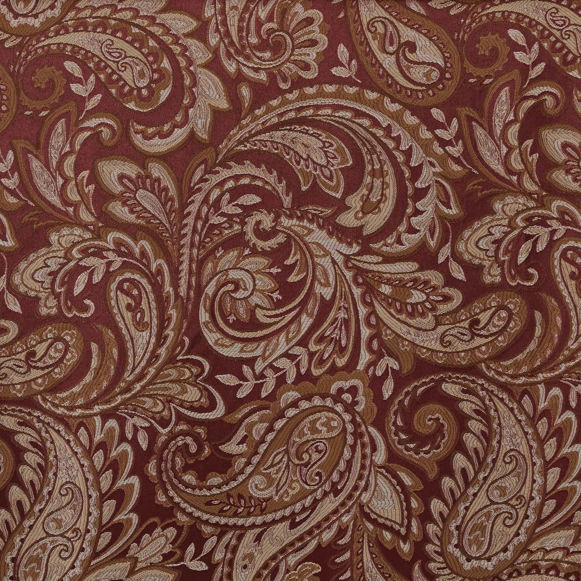 Aubrey Jacquard Window Rod Pocket Valance With Beads - Image 35