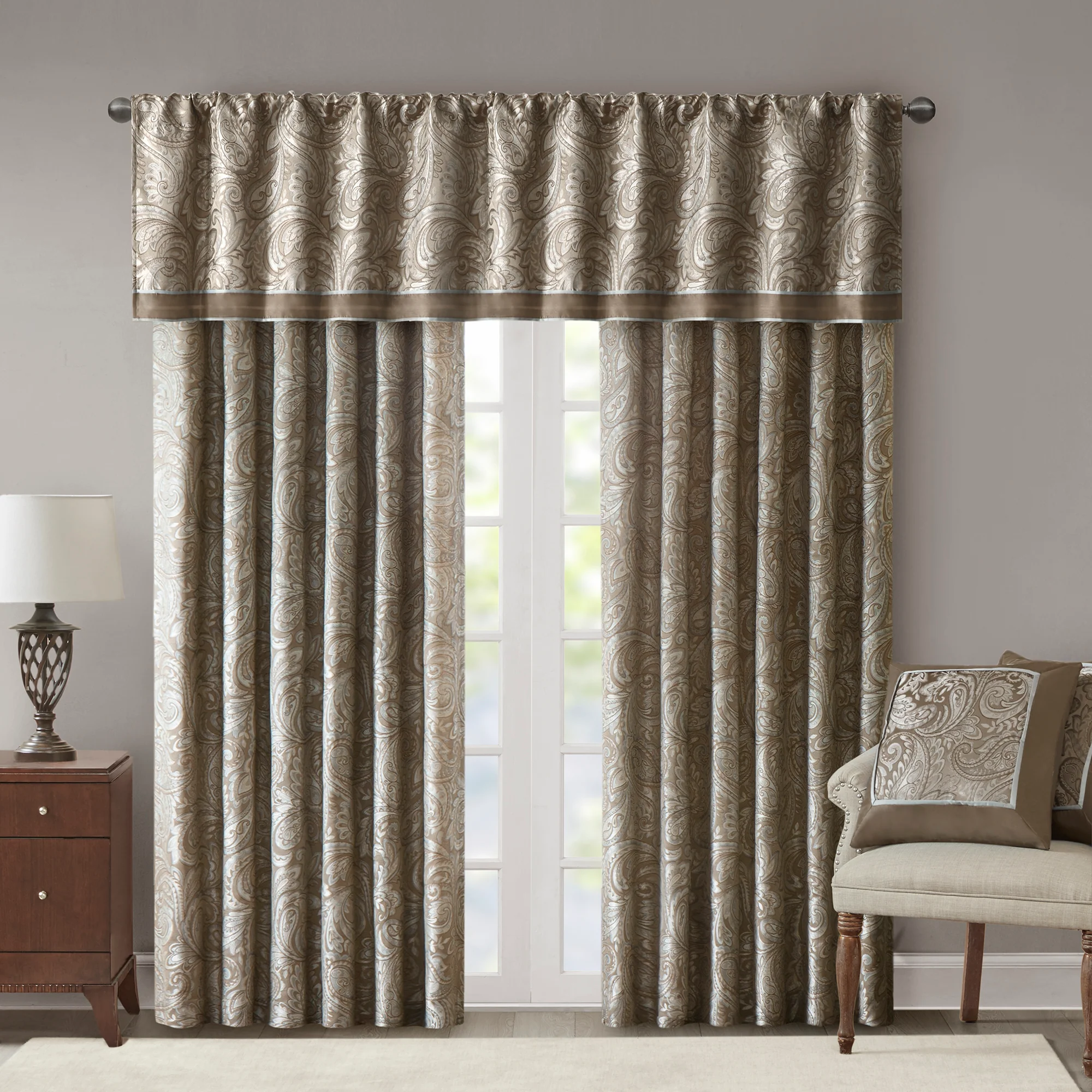 Aubrey Jacquard Window Valance - Image 16