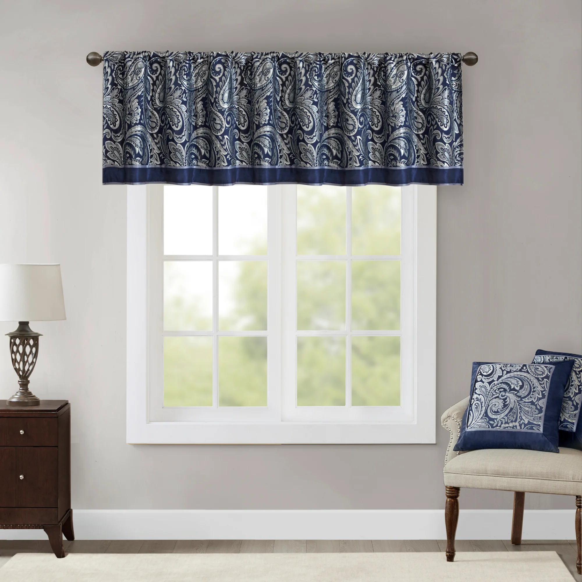 Aubrey Jacquard Window Valance - Image 2