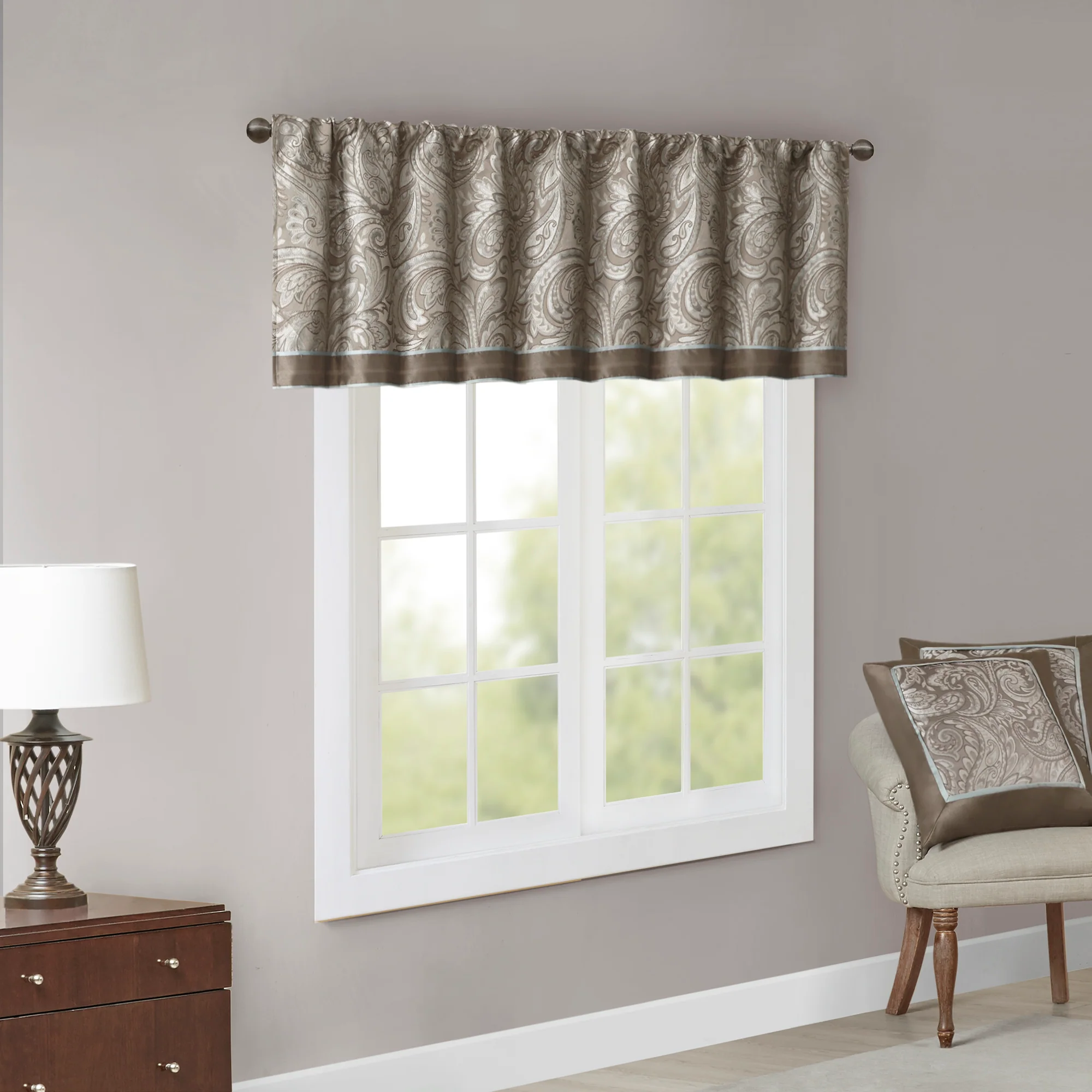 Aubrey Jacquard Window Valance - Image 5