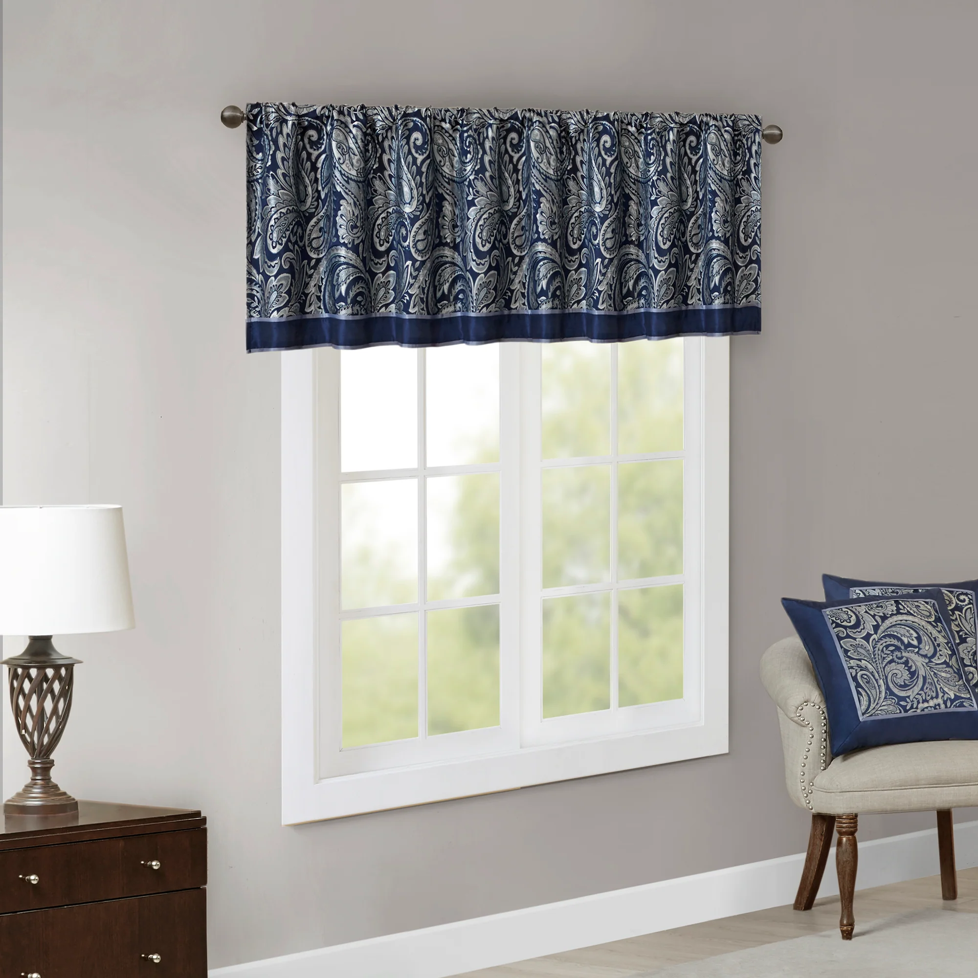 Aubrey Jacquard Window Valance - Image 8