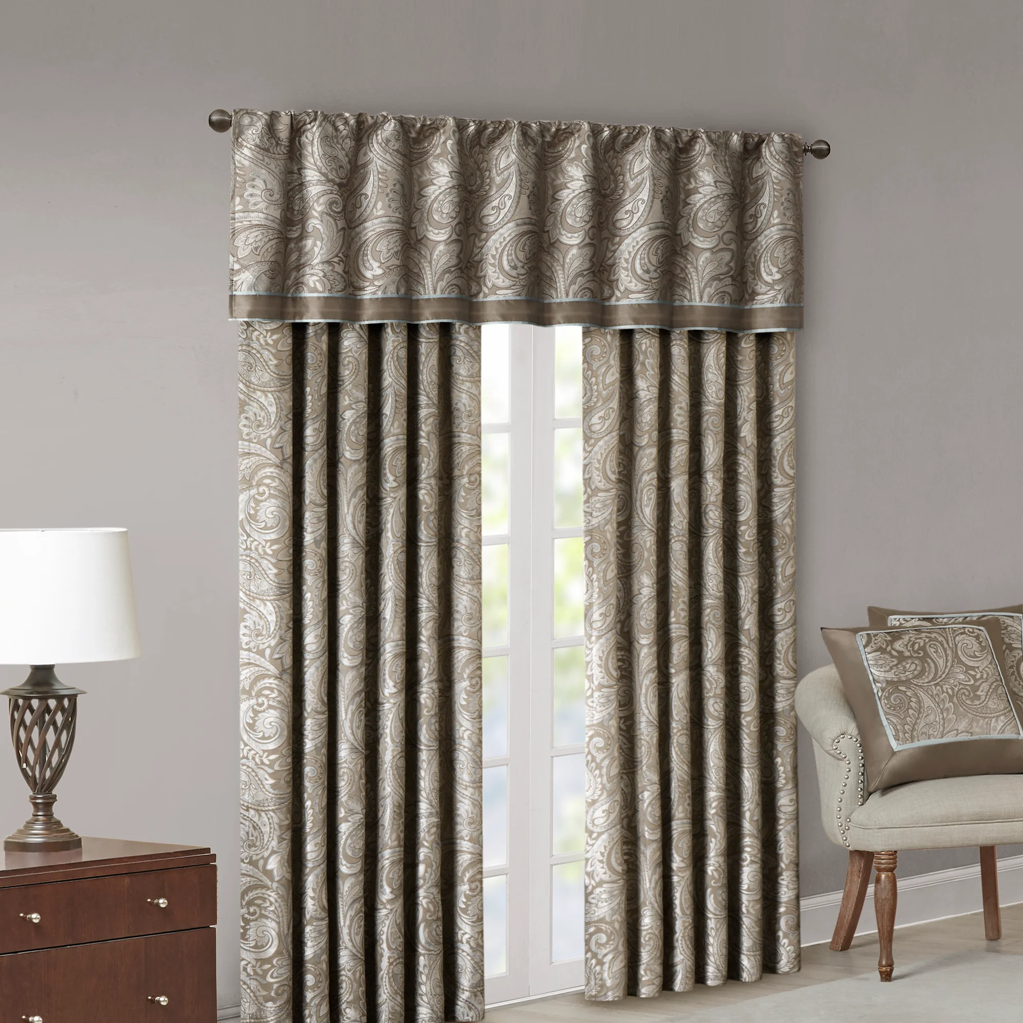 Aubrey Jacquard Window Valance - Image 9