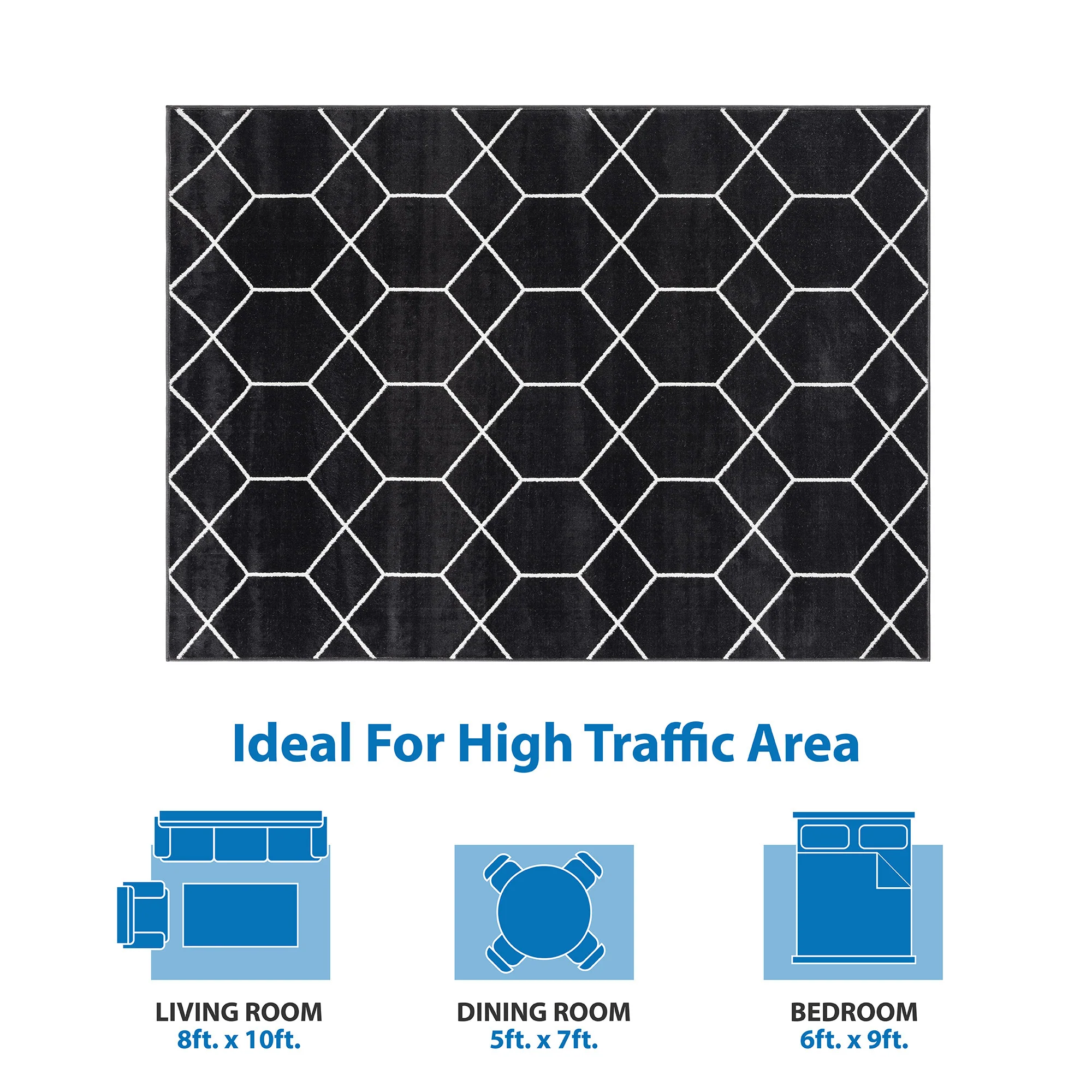 Averie Trellis Geometric Woven Area Rug - Image 13