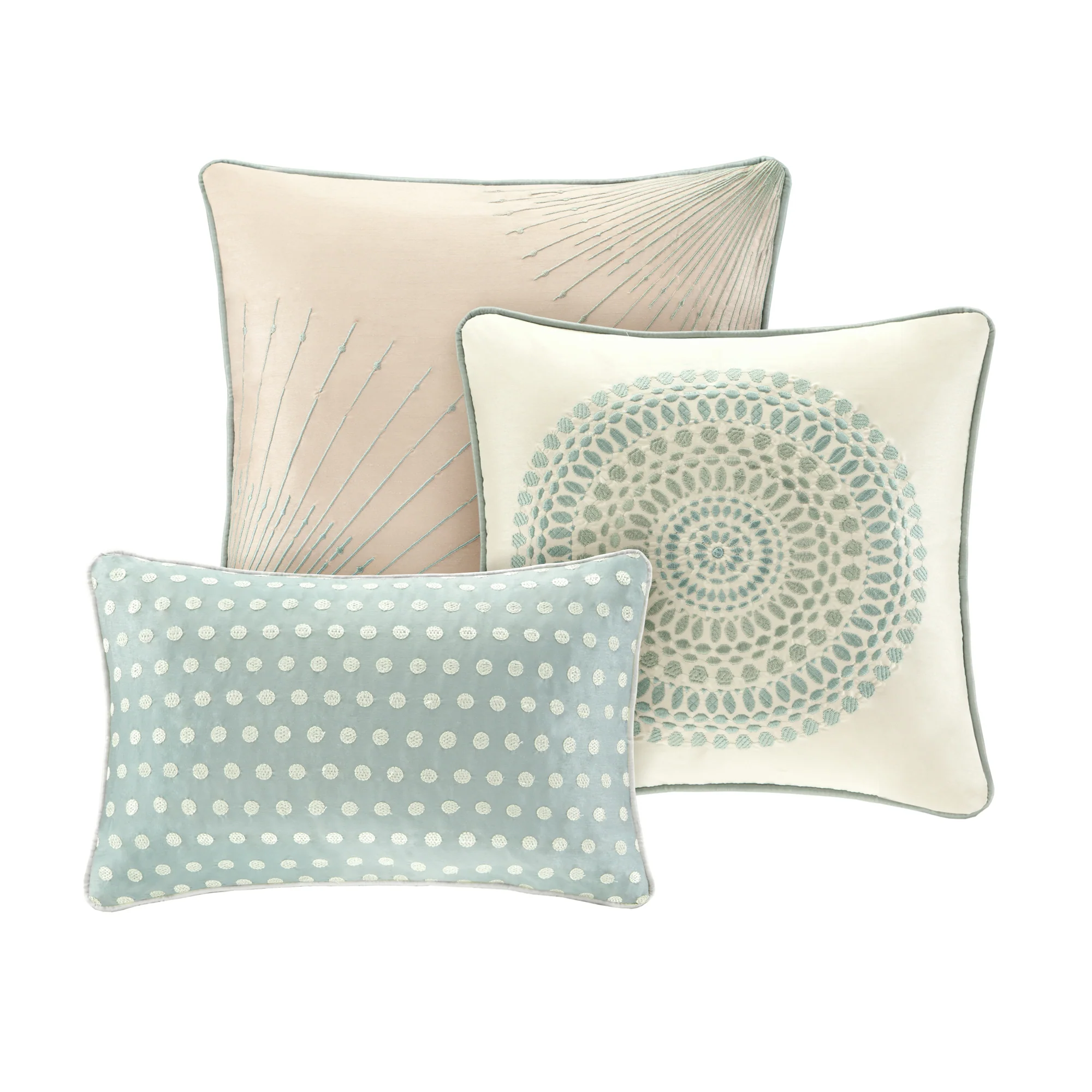 Baxter 7-Piece Jaquard Comforter Set - Image 6