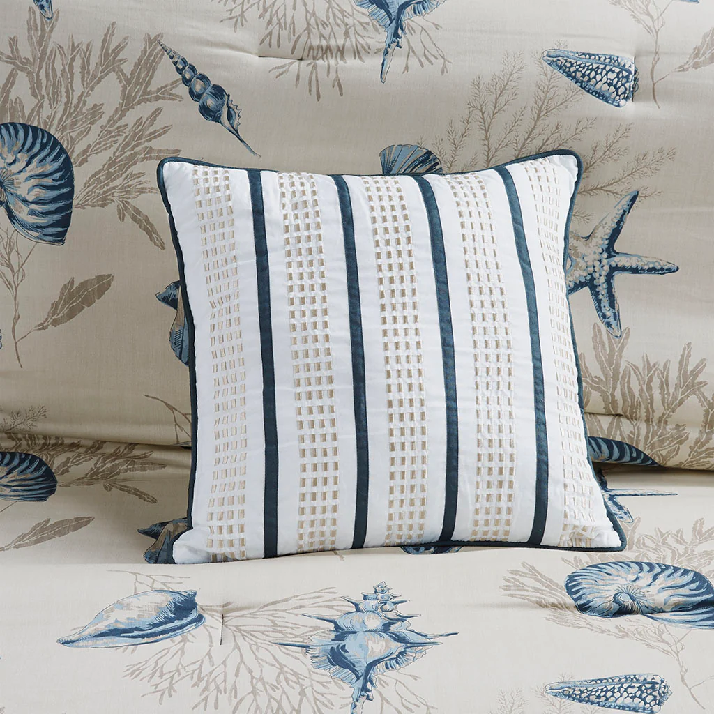 Bayside 7-Piece Cotton Sateen Comforter Set - Image 6