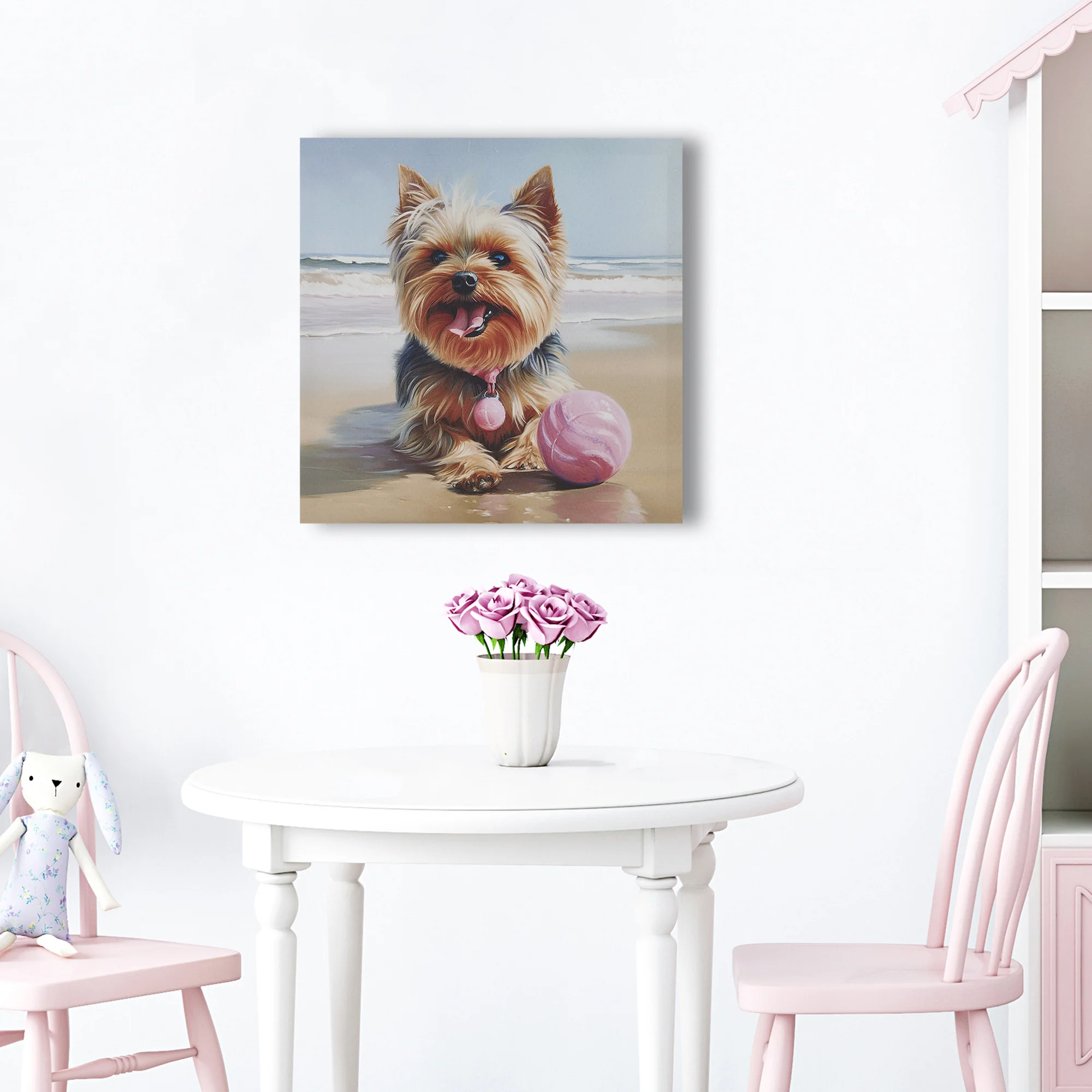 Beach Dogs Golden Retriever Canvas Wall Art - Image 14