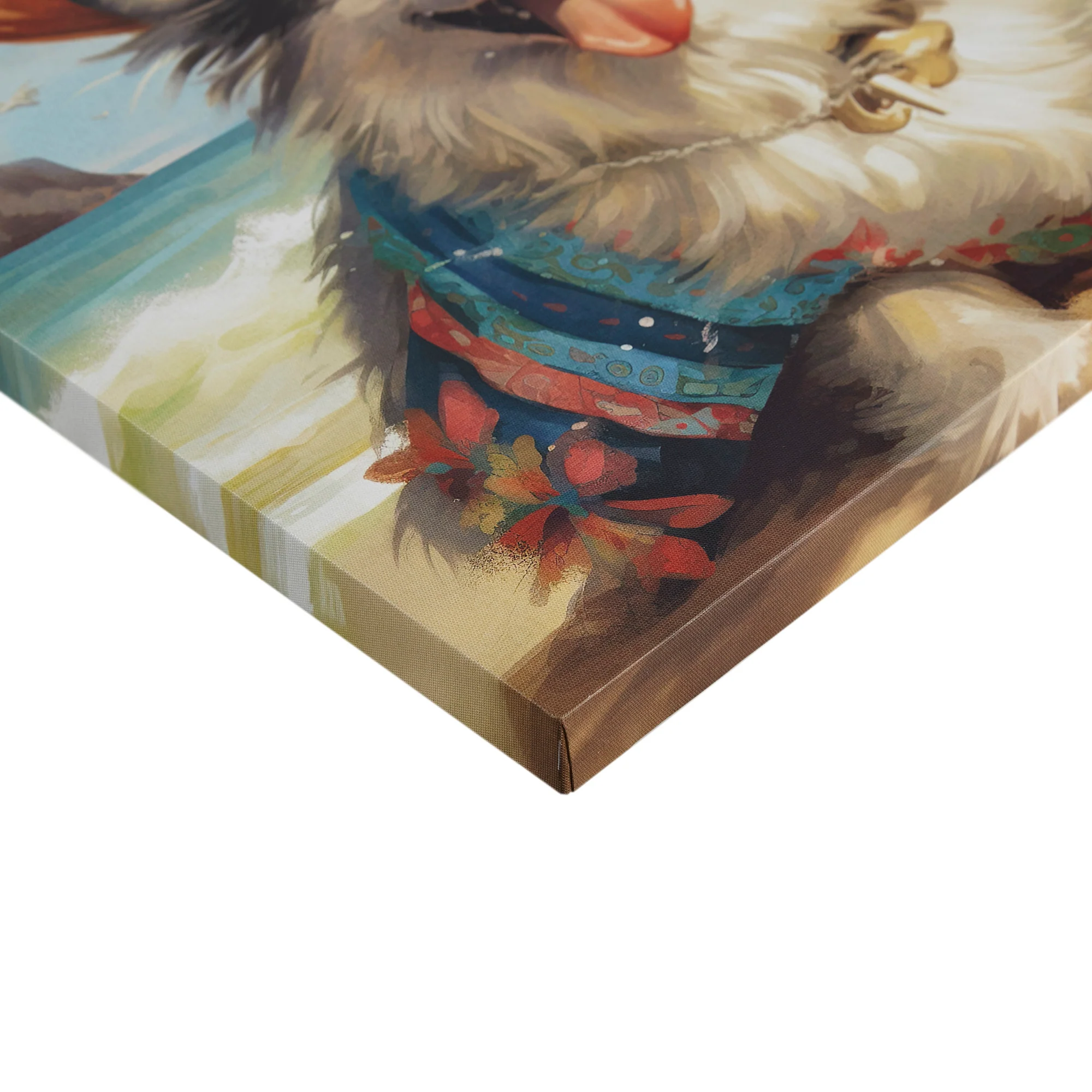Beach Dogs Golden Retriever Canvas Wall Art - Image 25