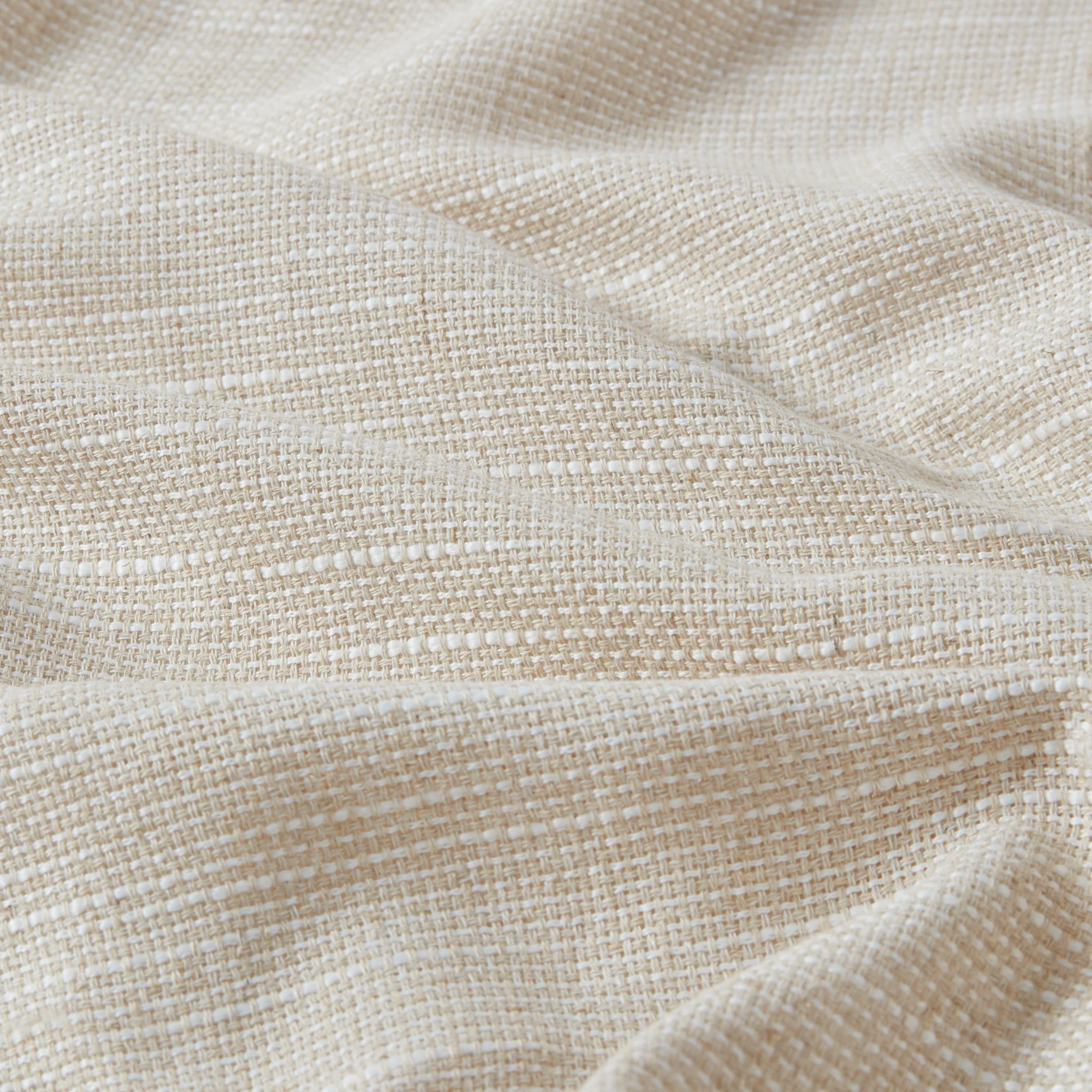Beals Faux Linen Rod Pocket and Back Tab Fleece Lined Curtain Panel - Image 8