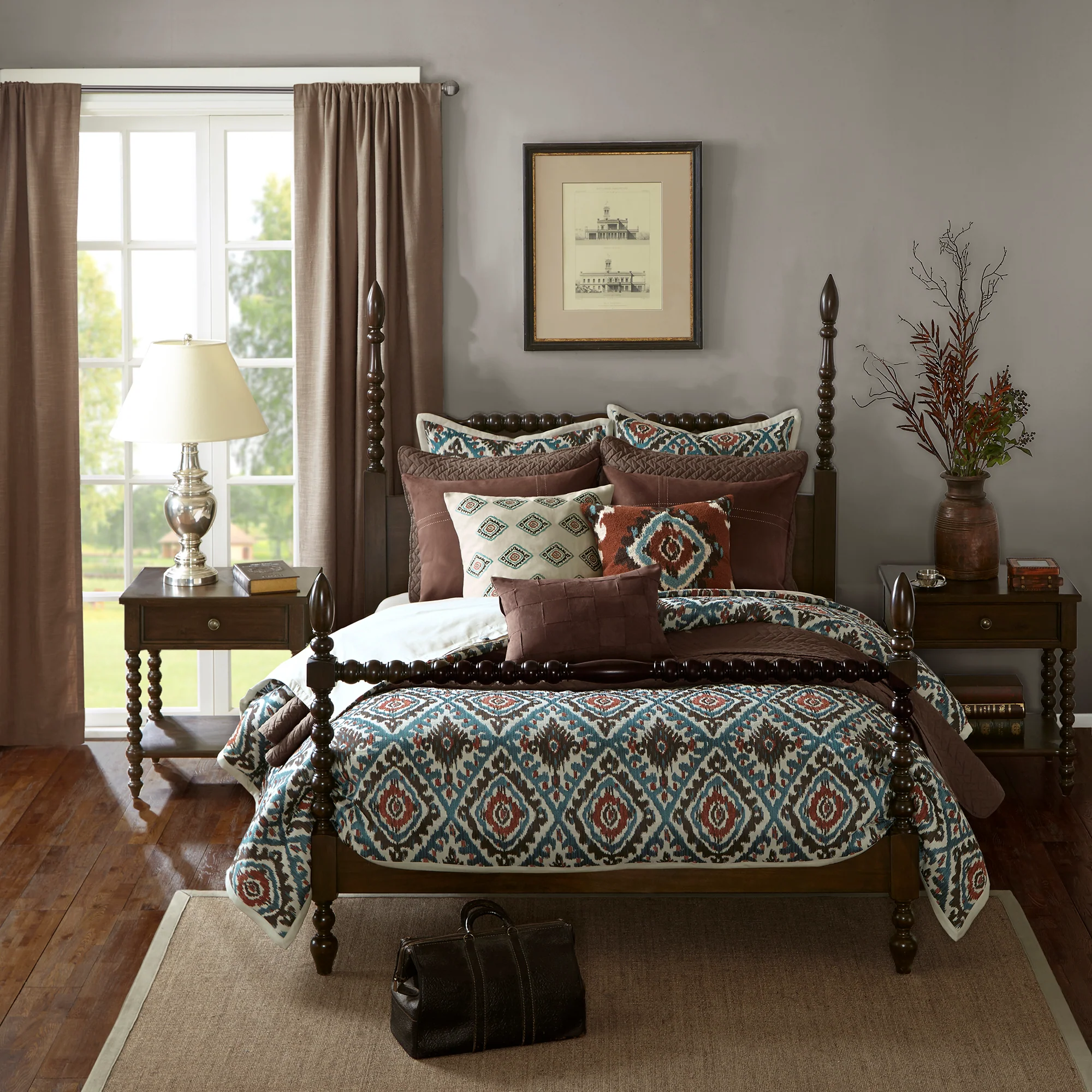 Beckett Turned Wood Spindle Bed - Image 50