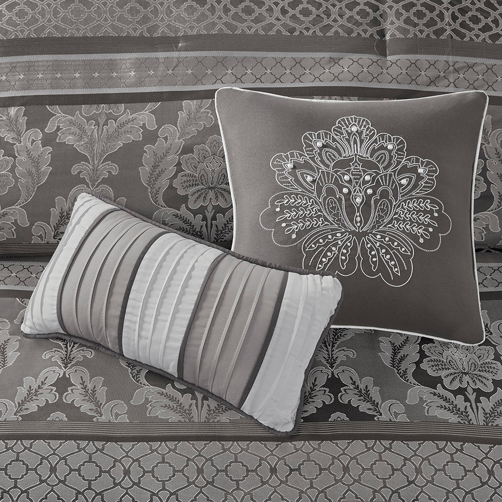 Bellagio 7-Piece Jacquard Comforter Set - Image 13