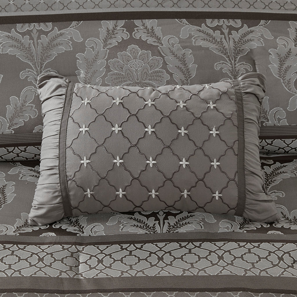 Bellagio 7-Piece Jacquard Comforter Set - Image 15