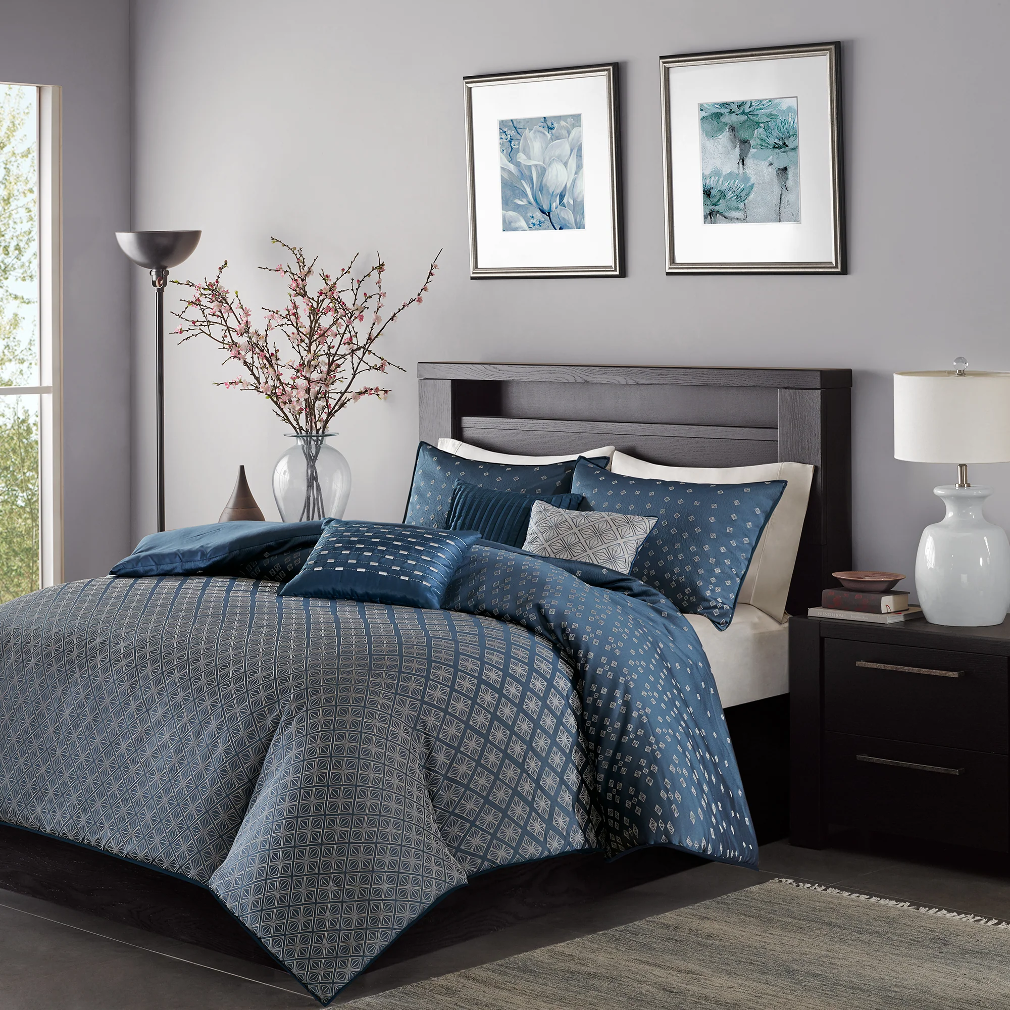 Biloxi 6-Piece Jaquard Duvet Cover Set