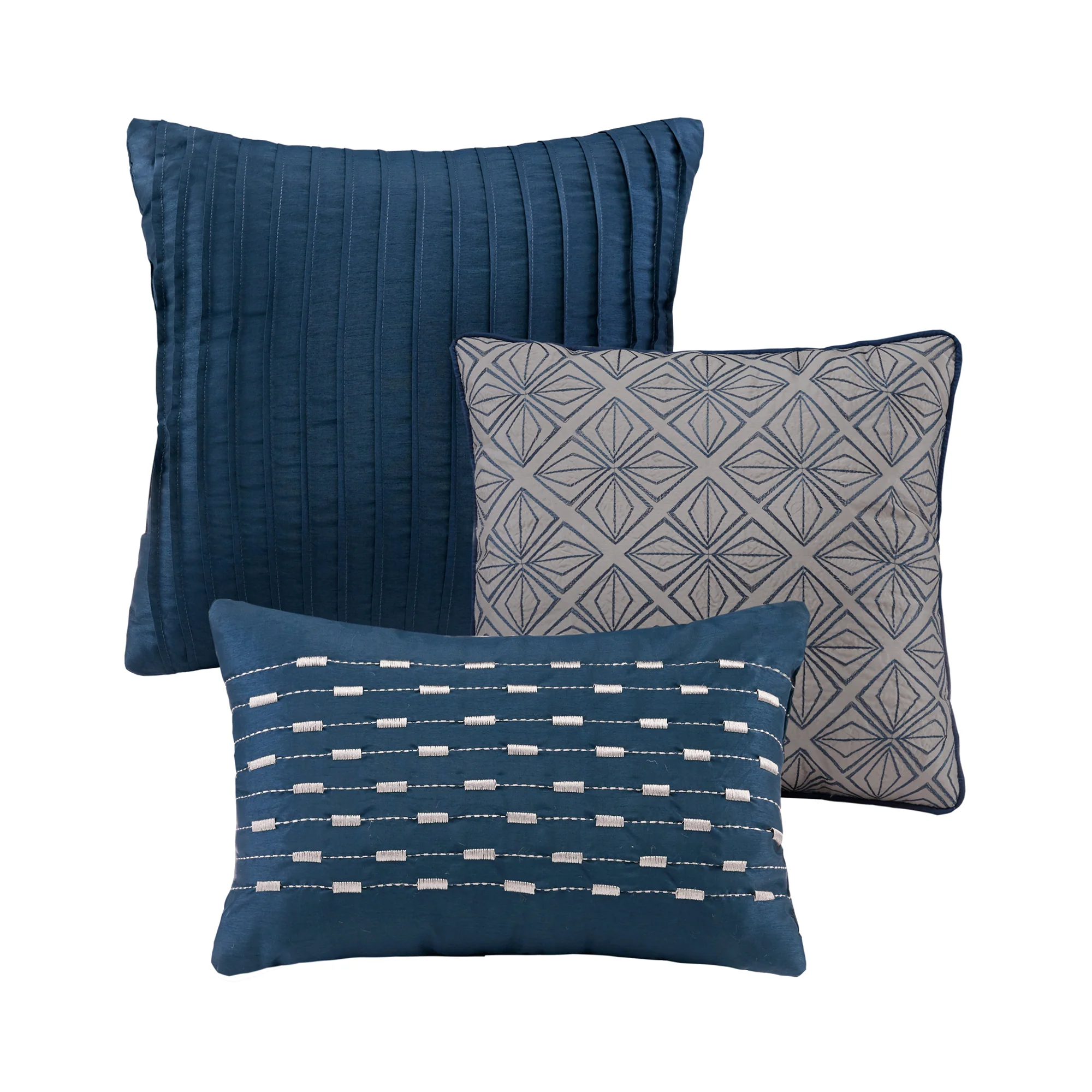 Biloxi 6-Piece Jaquard Duvet Cover Set - Image 6