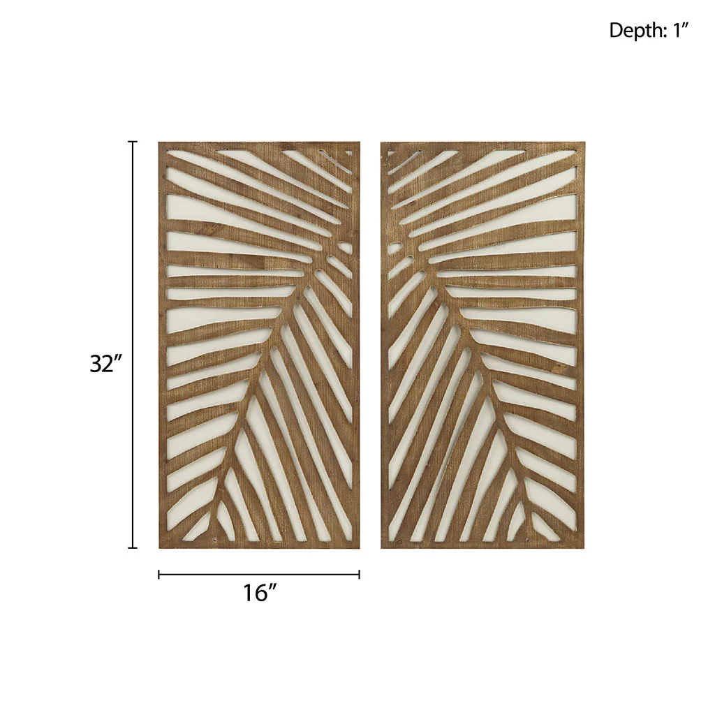 Birch Botanical Two-tone Wood Panel Wall Décor Set - Image 32