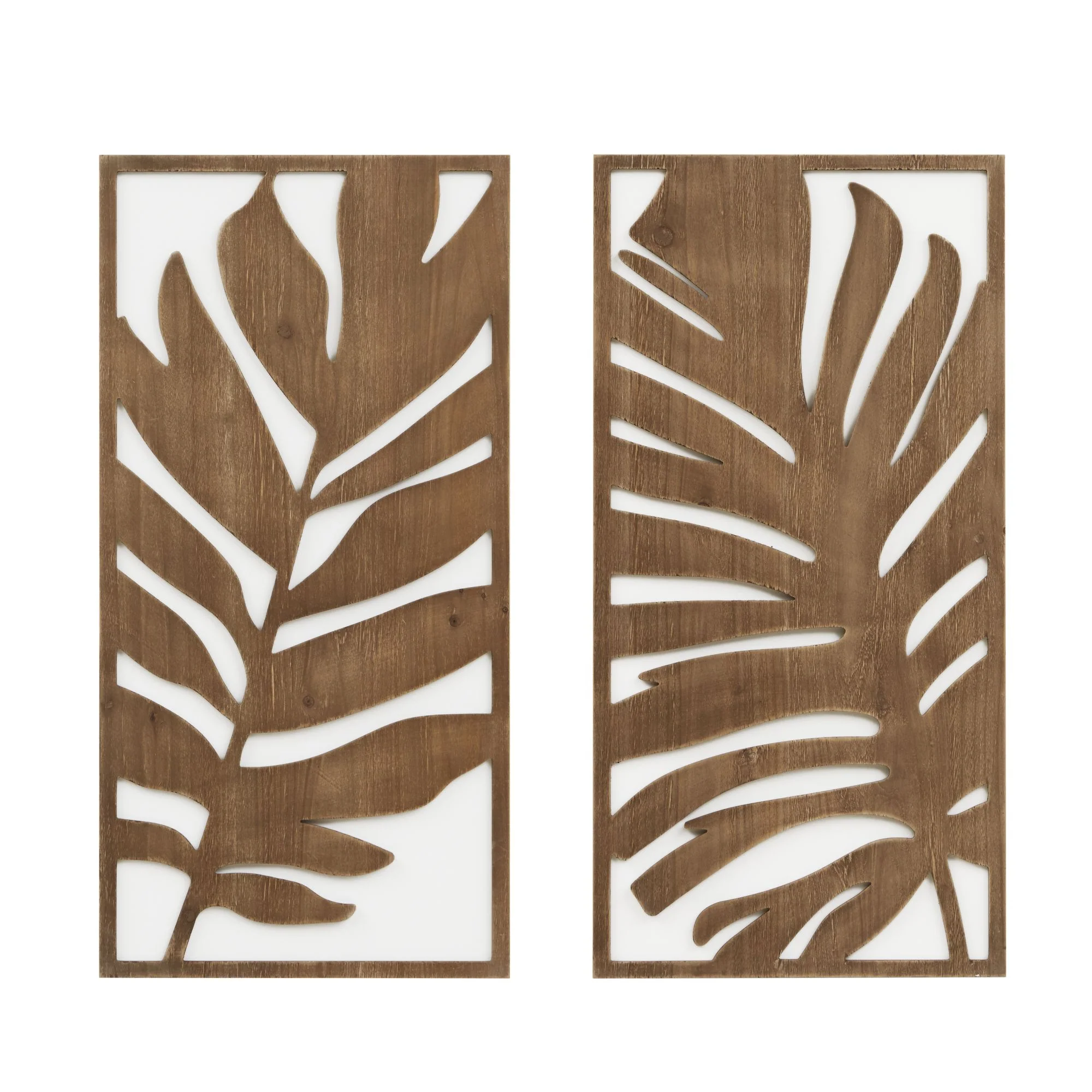Birch Botanical Two-tone Wood Panel Wall Décor Set - Image 6