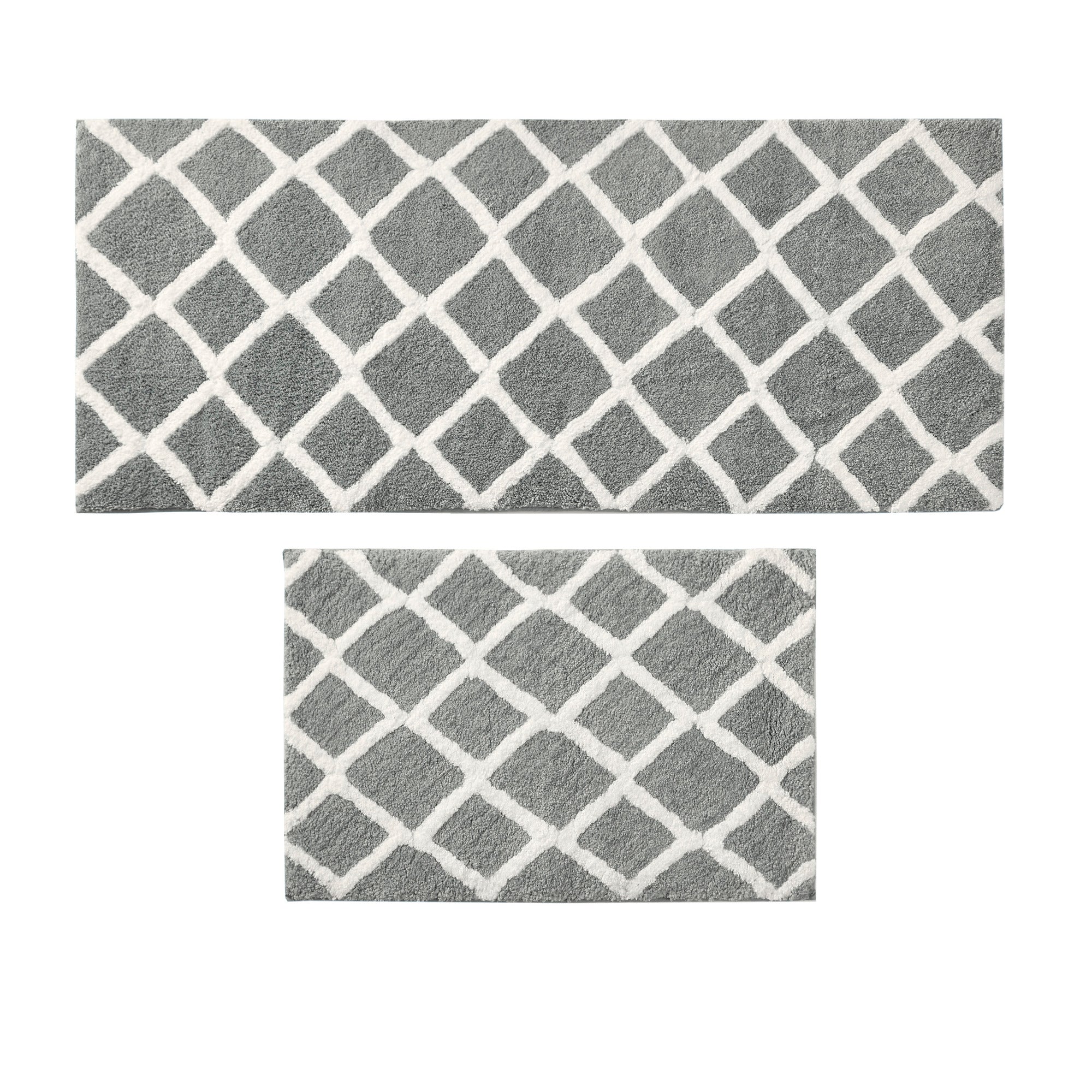 Bittman Reversible High Pile Tufted Microfiber Bath Rug - Image 22