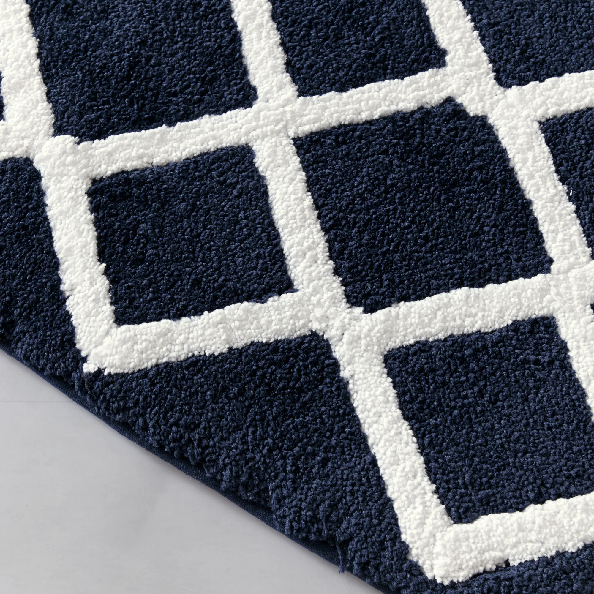 Bittman Reversible High Pile Tufted Microfiber Bath Rug - Image 30