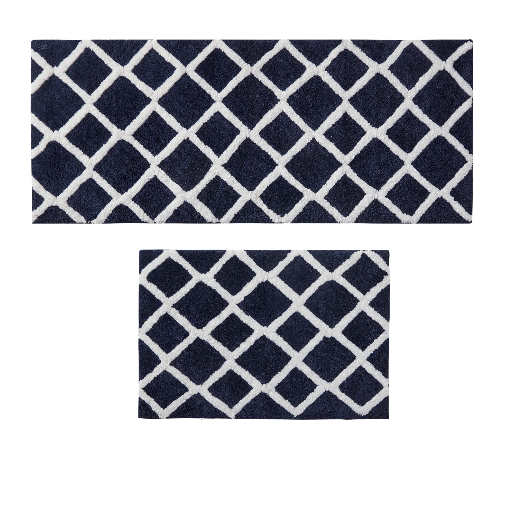 Bittman Reversible High Pile Tufted Microfiber Bath Rug - Image 36