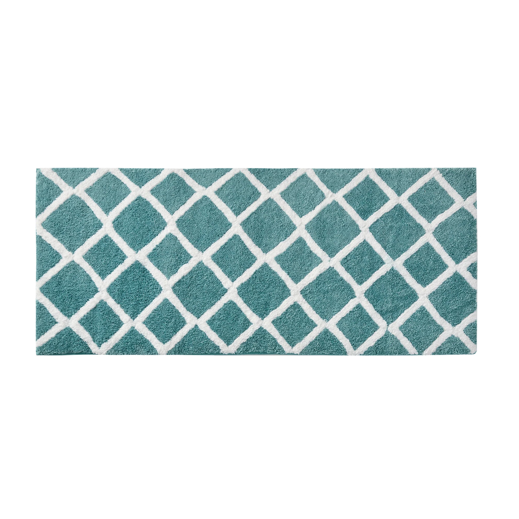 Bittman Reversible High Pile Tufted Microfiber Bath Rug - Image 7