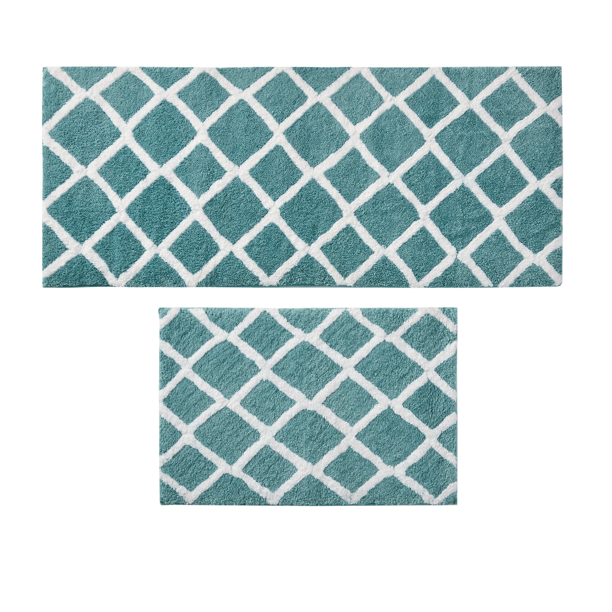 Bittman Reversible High Pile Tufted Microfiber Bath Rug - Image 9