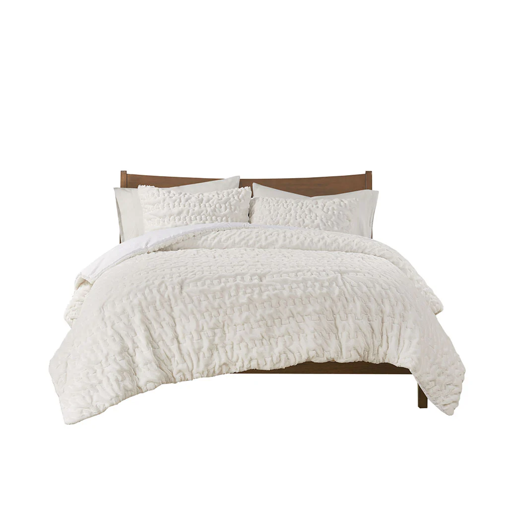 Blair Ruched Fur Down Alternative Comforter Set - Image 25