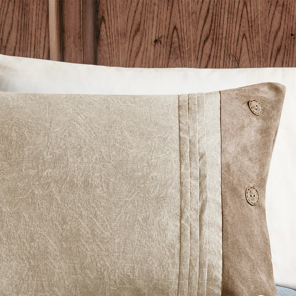 Boone 7-Piece Faux Suede Comforter Set - Image 22