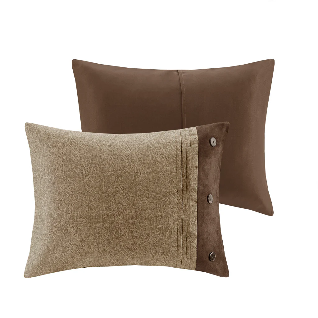 Boone 7-Piece Faux Suede Comforter Set - Image 33