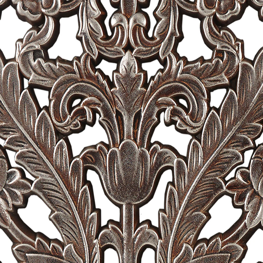 Botanical Panel Distressed Carved Wood 2-Piece Wall Decor Set - Image 10