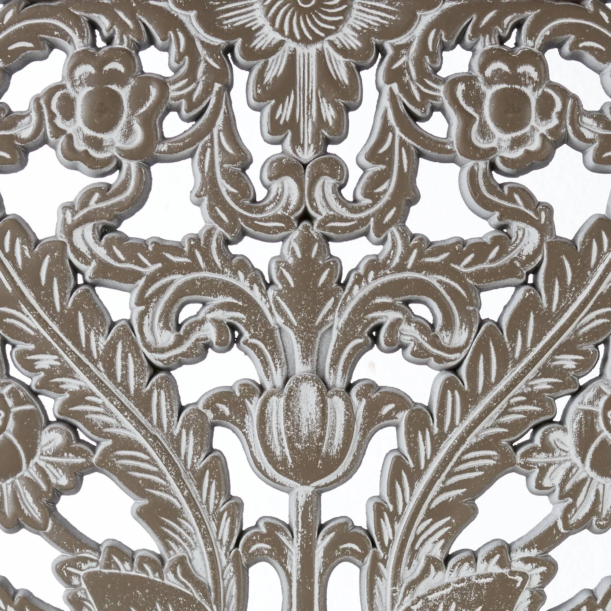Botanical Panel Distressed Carved Wood 2-Piece Wall Decor Set - Image 57