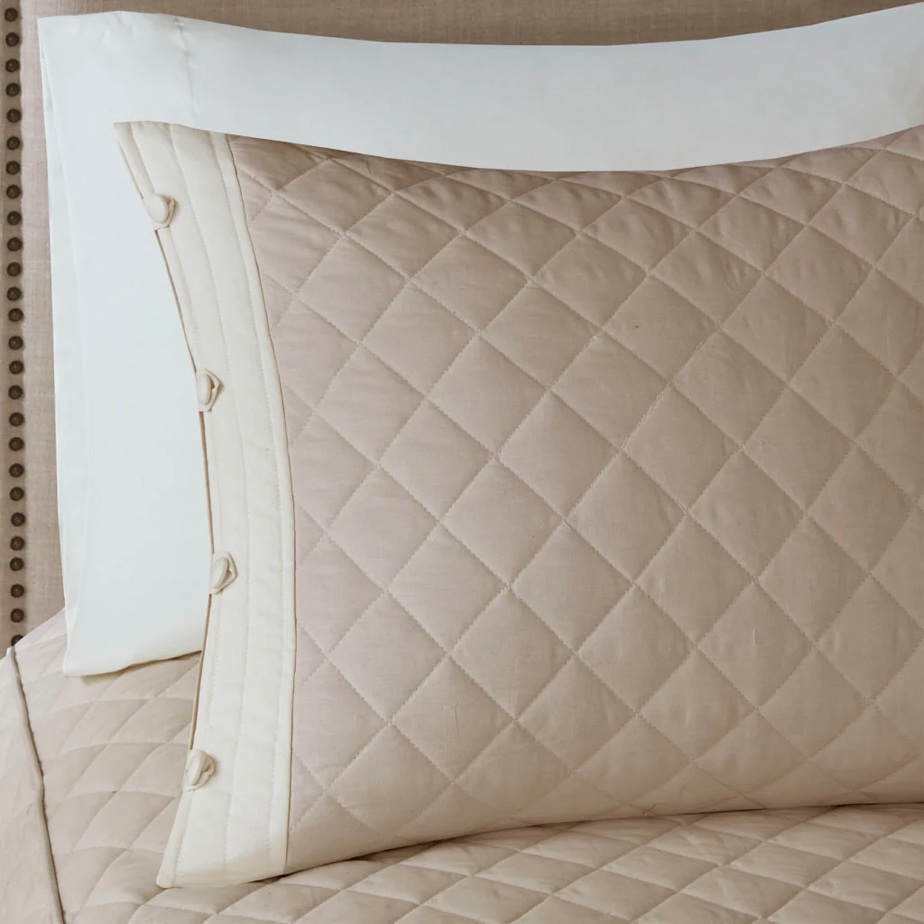 Breanna 4-Piece Cotton Reversible Tailored  Bedspread  Set - Image 3