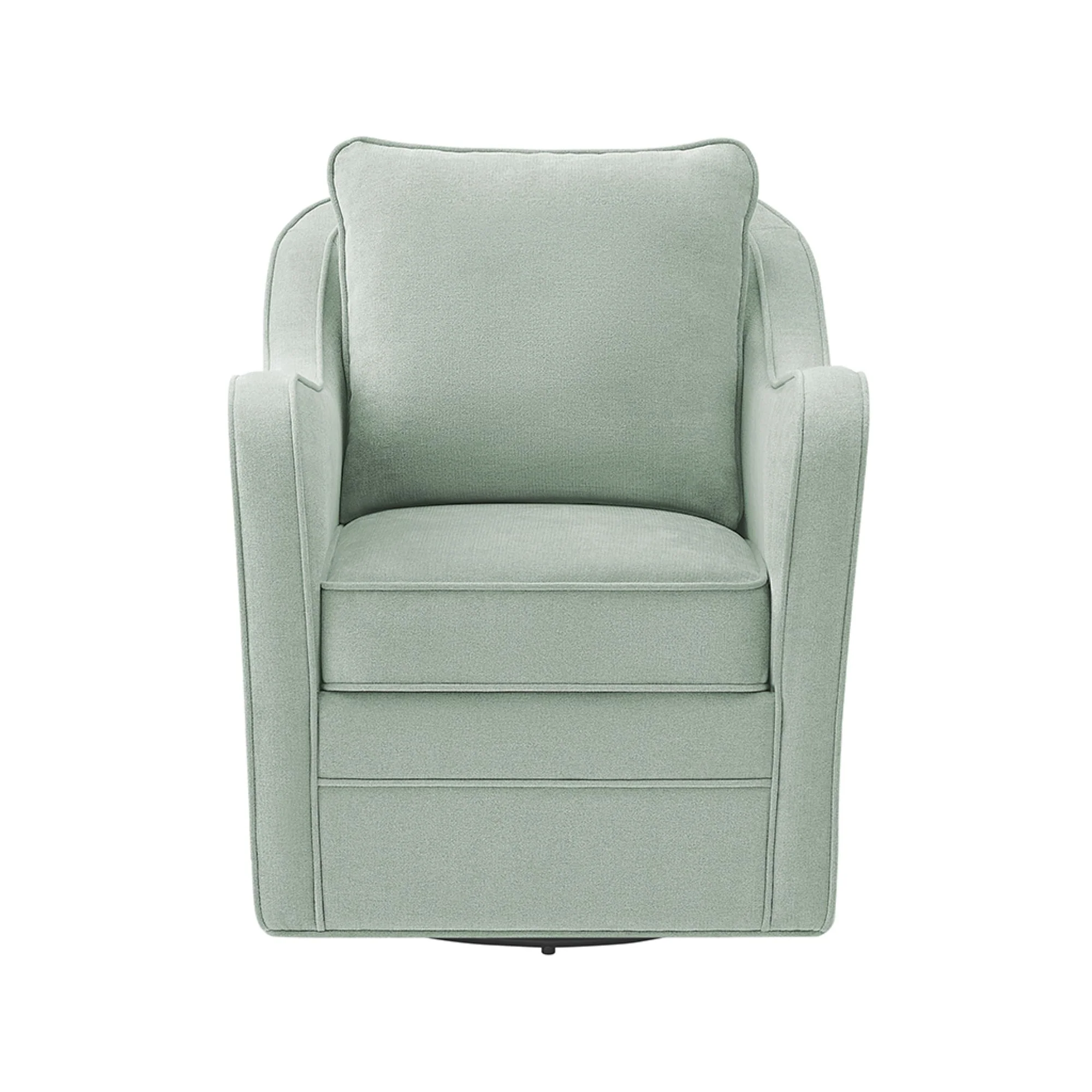 Brianne Upholstered Swivel Curved Armchair - Image 48
