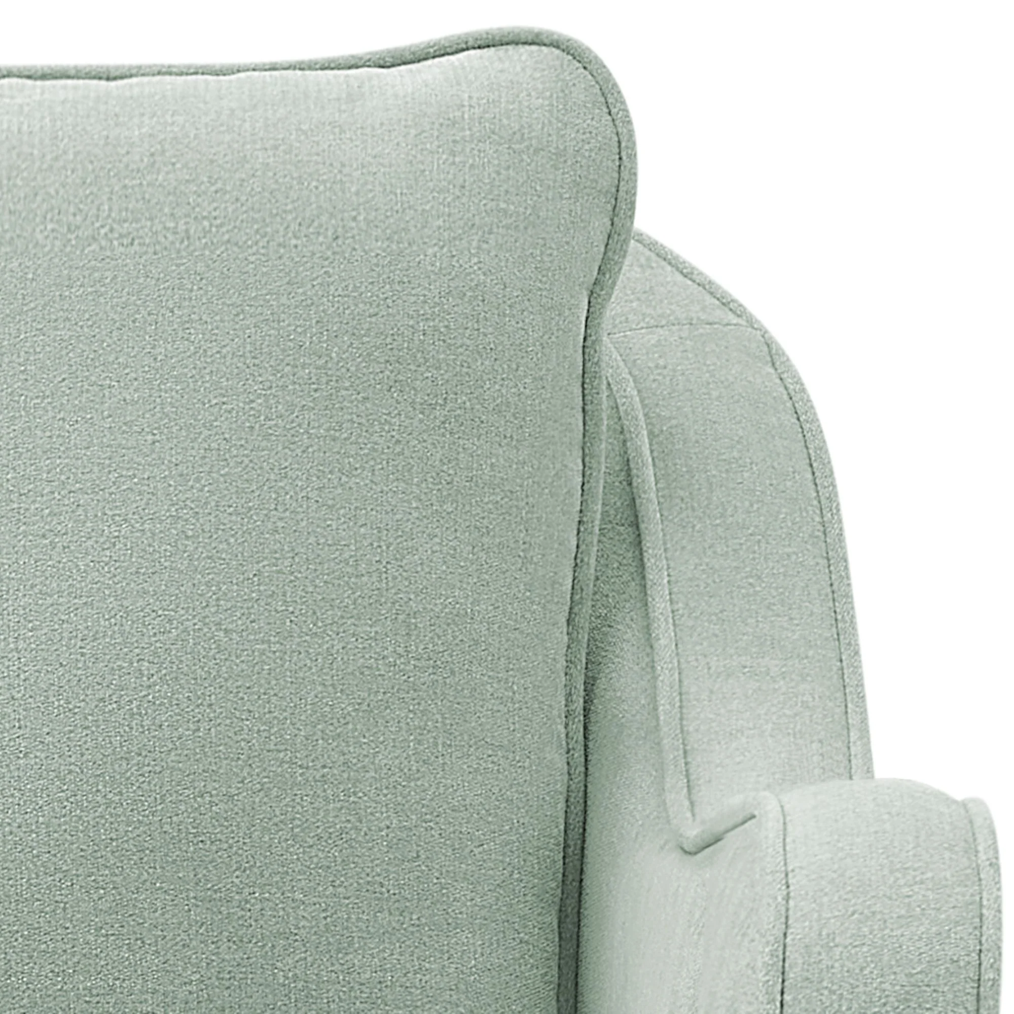 Brianne Upholstered Swivel Curved Armchair - Image 53