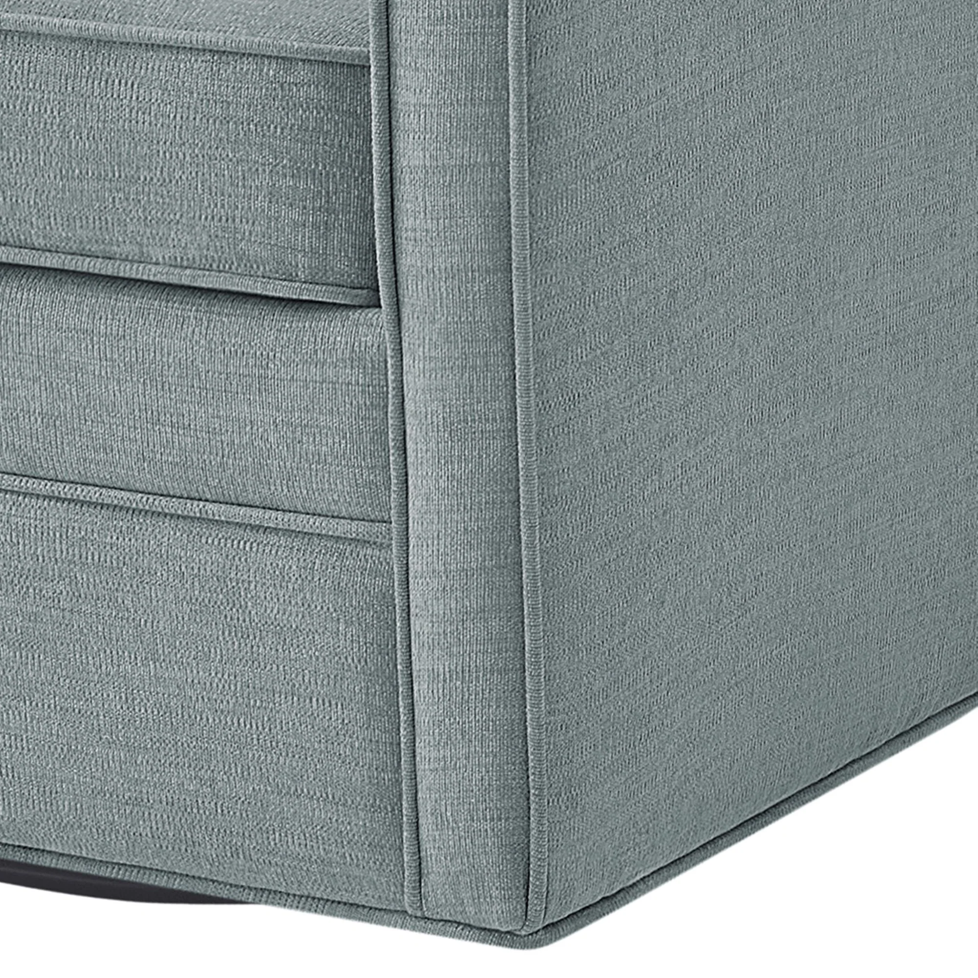 Brianne Upholstered Swivel Curved Armchair - Image 62